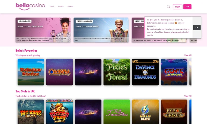 Bella casino Mobile Gaming